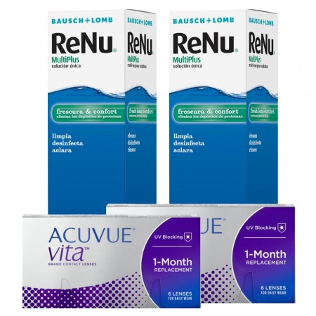 Pack Acuvue Vita 2x6 Renu Multiplus